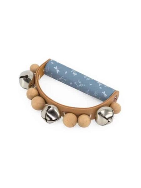 Label Label - Wooden Rattle - Blue
