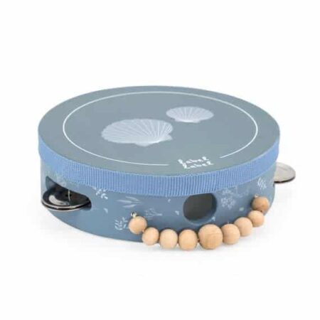 Label Label - Wooden Tambourine - Blue