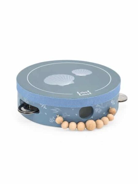 Label Label - Wooden Tambourine - Blue