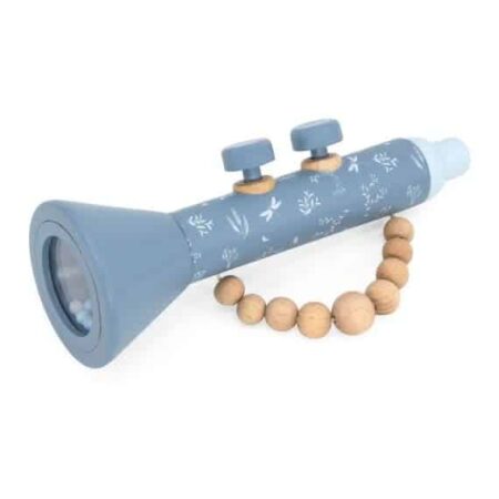 Label Label - Wooden Trumpet - Blue