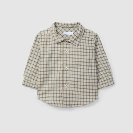 Laranjihna - Hemd ruitjes - beige