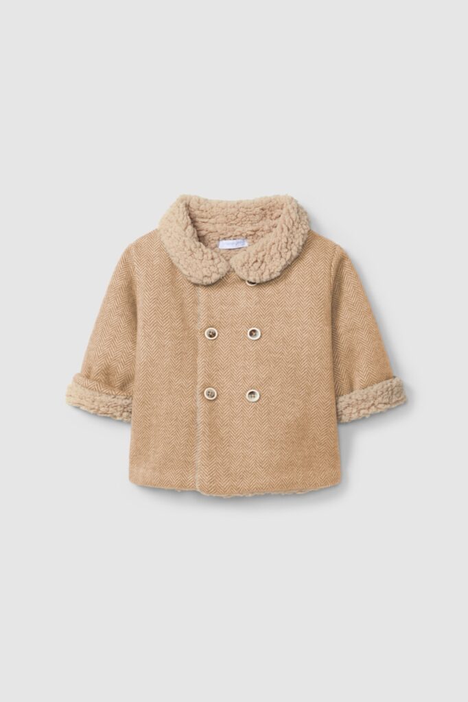 Laranjihna - Jas met teddy - Donker beige