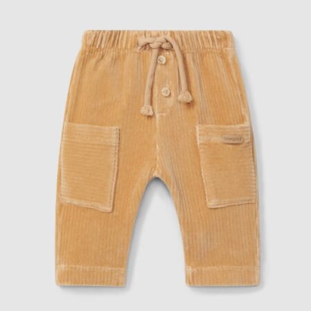Laranjihna - Pants Velours - Camel