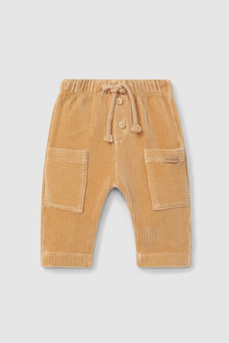 Laranjihna - Pants Velours - Camel