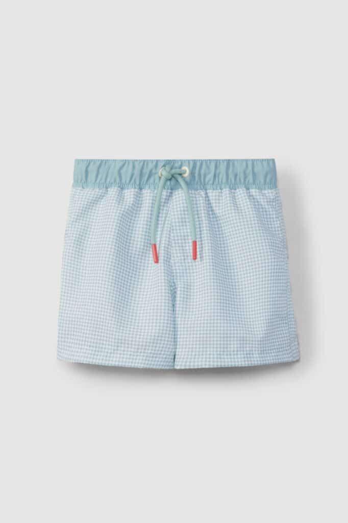Laranjinha - Zwemshort ruitjes - groen