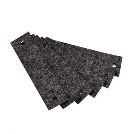 Leander - Handle, felt, 6 pcs., Grey