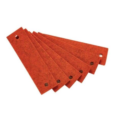 Leander - Handle, felt, 6 pcs., Orange