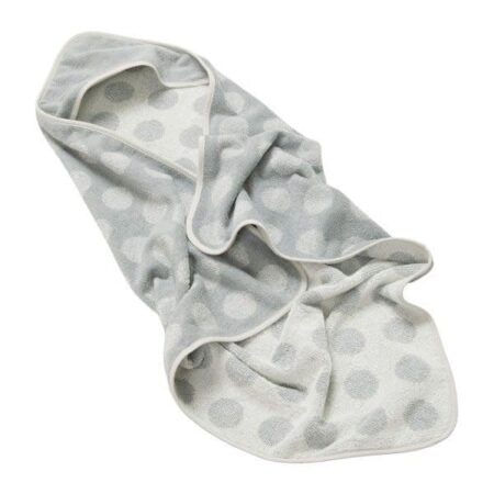 Leander - Hoodie, Dots, Organic Cotton, Cool grey