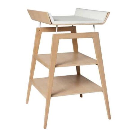 Leander - Linea changing table w. mat, Oak, 2018.