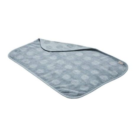 Leander - Topper for changing mat, Dots, Organic Cotton, Blueberry