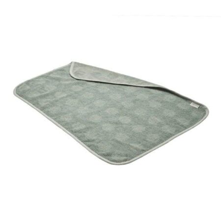 Leander - Topper for changing mat, Dots, Organic Cotton, Sage green