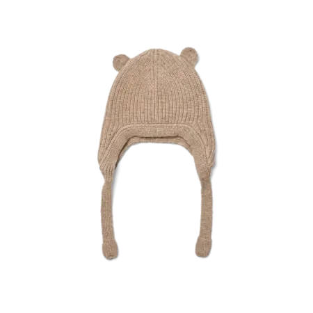 Liewood - Aviana Baby Bonnet - Oat melange