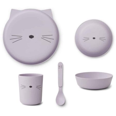 Liewood - Brody Junior Set - Cat Light Lavender
