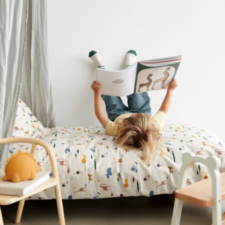 Liewood - Carmen baby bedding print 1111 Safari sandy mix