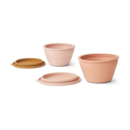 Liewood - Dale Foldable Bowl Set - Rose Multi Mix