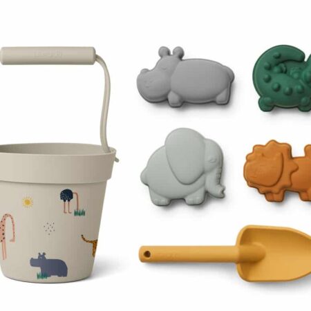 Liewood - Dante beach set 1112 Safari sandy multi mix