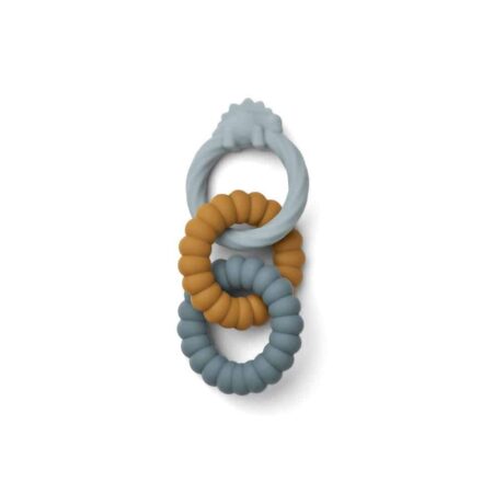 Liewood - Gilbert Teether - Dino/Blue Mix