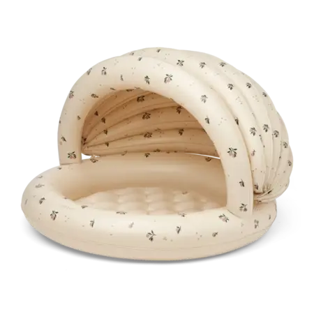 Liewood - Hadley Printed Canopy Pool Small - Peach/Sea Shell