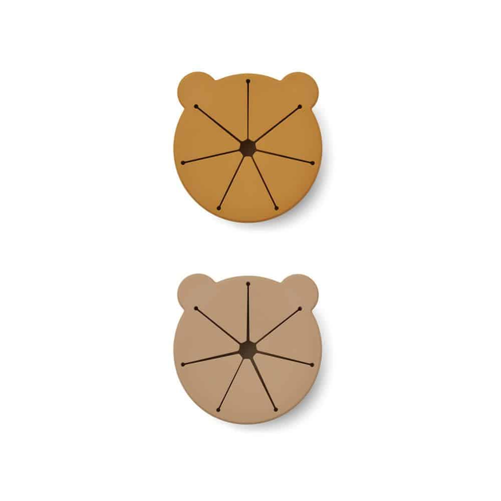 Liewood - Kelly Snack Cup 2Pack - Golden Caramel/Oat Mix