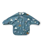 Liewood - Merle Printed Cape Bib - Arctic Sea / Ocean view