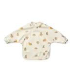 Liewood - Merle Printed Cape Bib - Elephant / Creme de la creme
