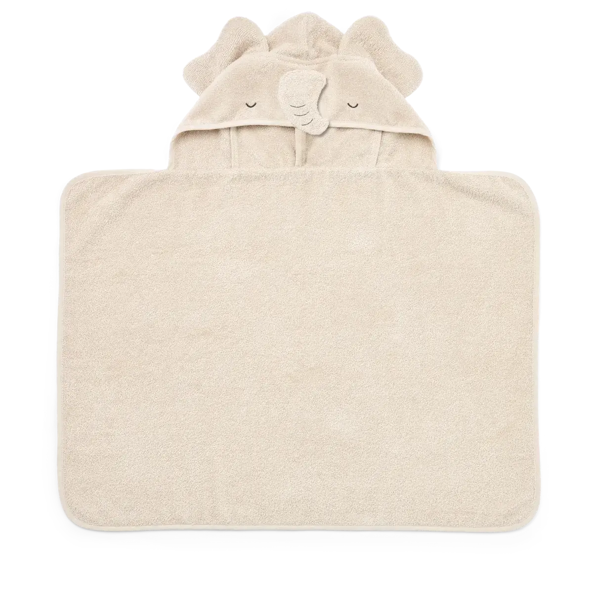 Liewood - Vilas Elephant Baby Hooded Towel - Sandy