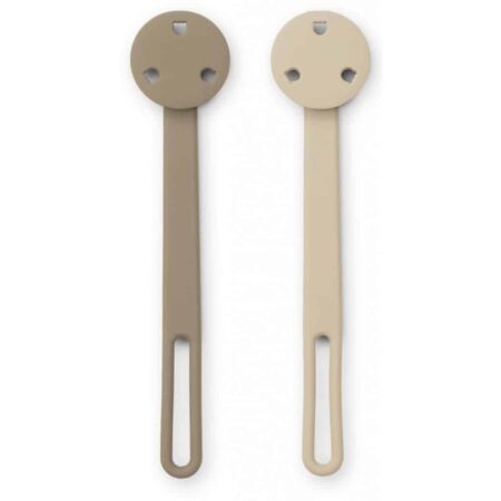 Liewood - Willow Pacifier Strap 2Pack - Dune/Koala Mix