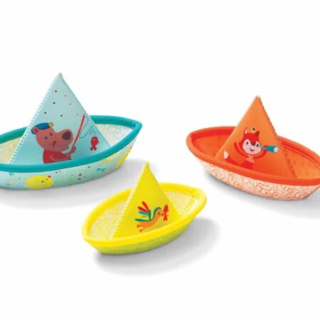 Lilliputiens - 3 Drijvende Bootjes (X3)