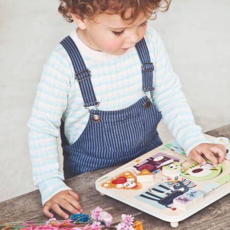 Lilliputiens - Boerderij Voel-Doolhof Schuifpuzzel