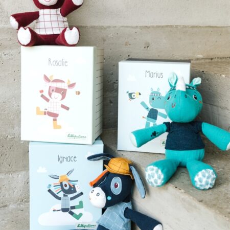 Lilliputiens - Knuffeldier Marius Eco