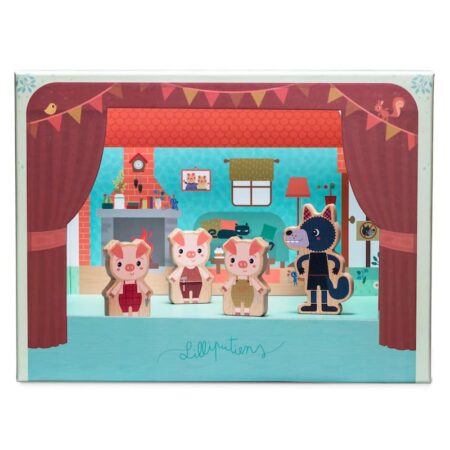 Lilliputiens - Louis Magnetisch Theater De Wolf En De 3 Biggetjes
