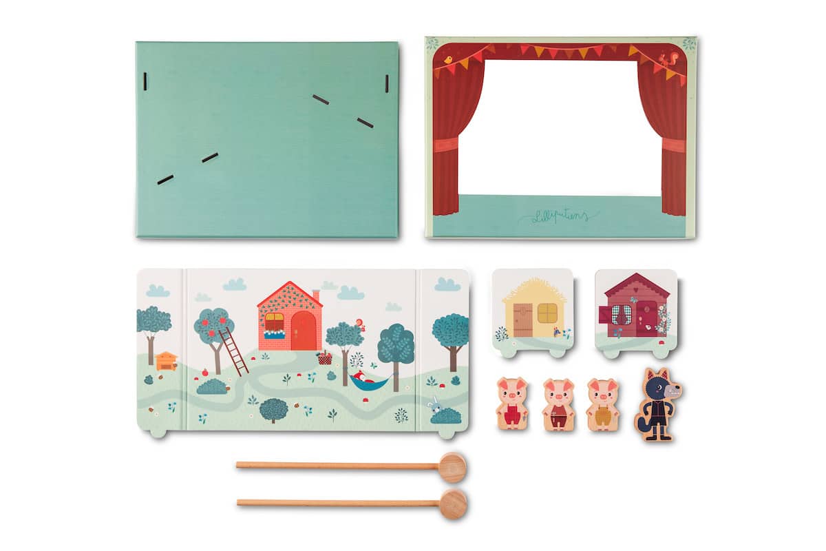 Lilliputiens - Louis Magnetisch Theater De Wolf En De 3 Biggetjes