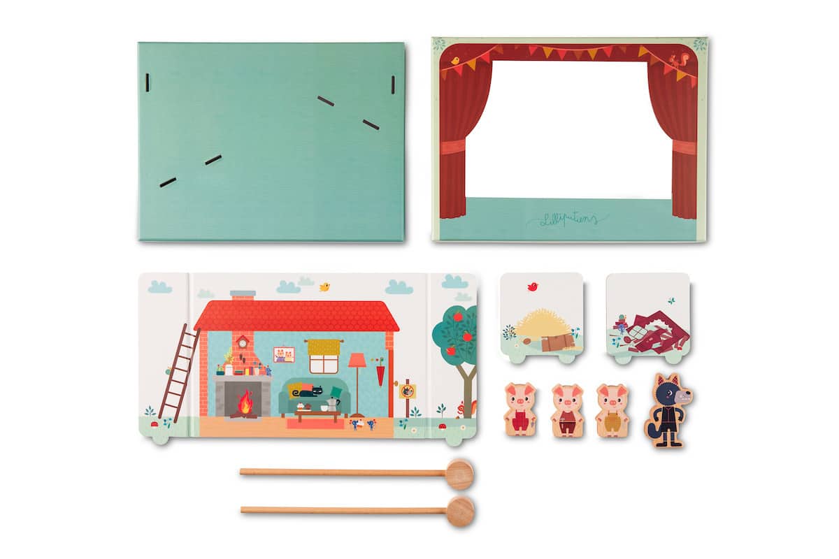 Lilliputiens - Louis Magnetisch Theater De Wolf En De 3 Biggetjes