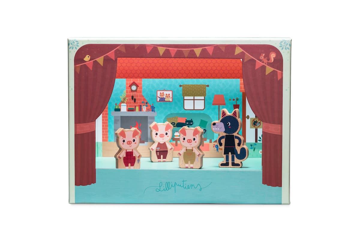 Lilliputiens - Louis Magnetisch Theater De Wolf En De 3 Biggetjes
