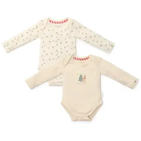 Little Dutch - 2-Pack Christmas Bodysuit