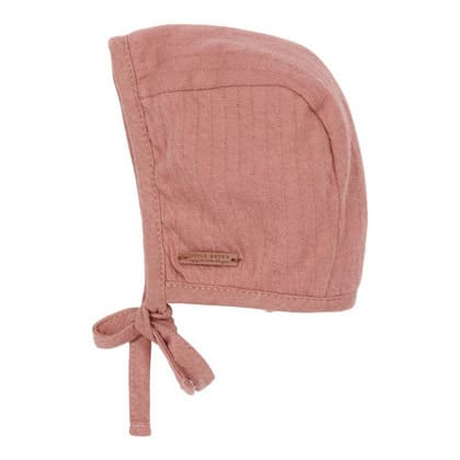 Little Dutch - Babymuts met touwtjes Pure Pink Blush