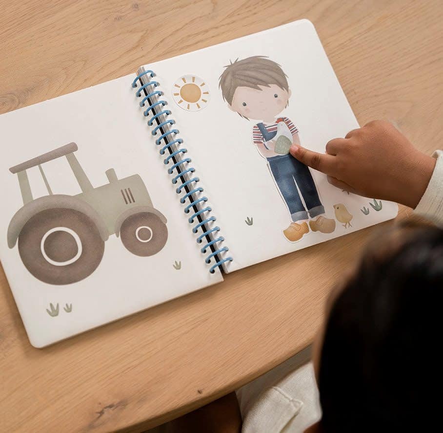 Little Dutch - Dress up boek Jim & Friends Fairy Garden