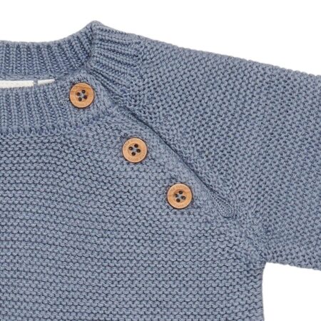 Little Dutch - Gebreid boxpakje Blue