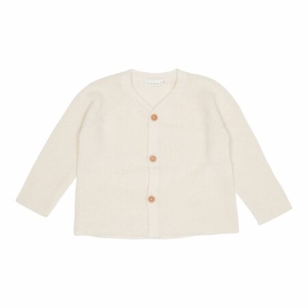 Little Dutch - Gebreid vestje Soft White