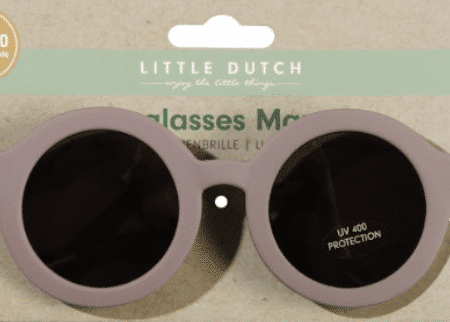 Little Dutch - Kinderzonnebril Rond Mauve