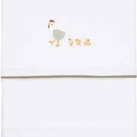 Little Dutch - Ledikantlaken Little Farm geborduurd