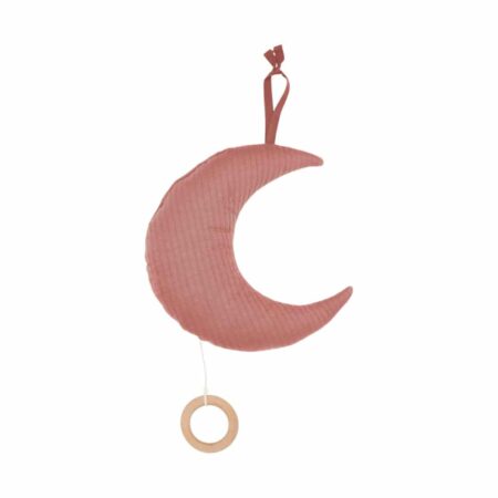 Little Dutch - Maan muziekdoosje Pure Pink Blush