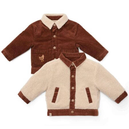 Little Dutch - Reversible Jacket - Brown/Sand