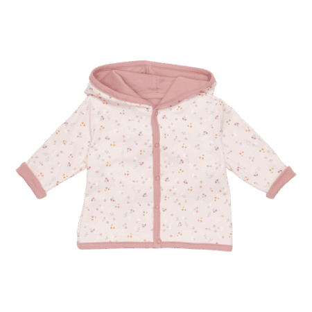 Little Dutch - Reversible babyjasje Little Pink Flowers/Pink
