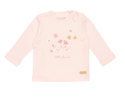 Little Dutch - Shirt lange mouw Flowers Pink