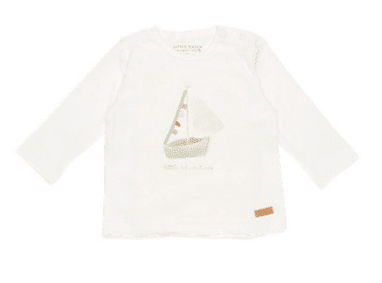 Little Dutch - Shirt lange mouw Sailboat White Adventures