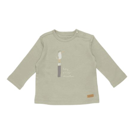 Little Dutch - Shirt lange mouw Seagull Olive