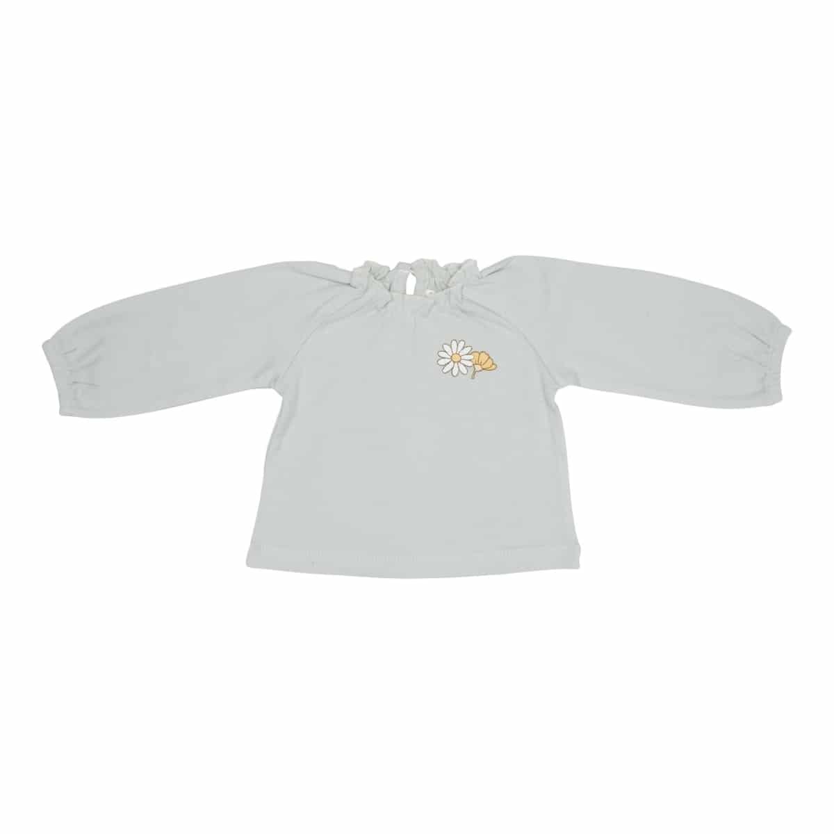 Little Dutch - Shirt lange mouw met borduursel Green