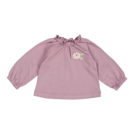 Little Dutch - Shirt lange mouw met borduursel Mauve