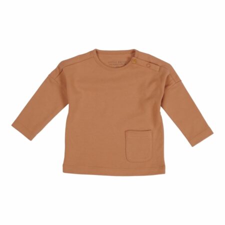 Little Dutch - Shirt lange mouw met zakje Almond